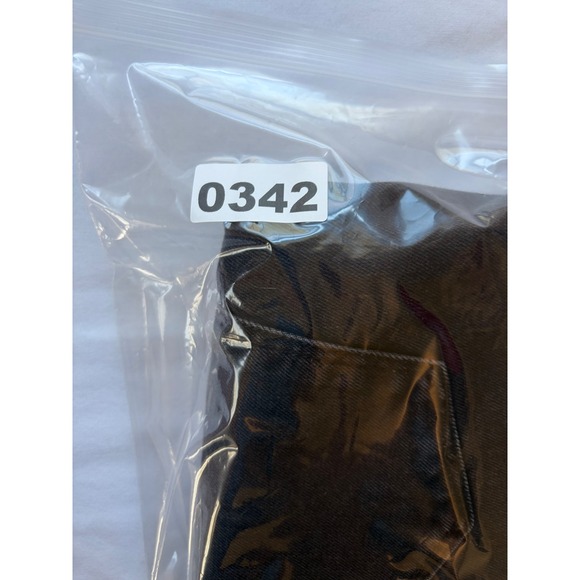 Old Navy Higher High-Rise Denim Midi Skirt Black Button Fly Raw Hem SZ 16 - Picture 8 of 8